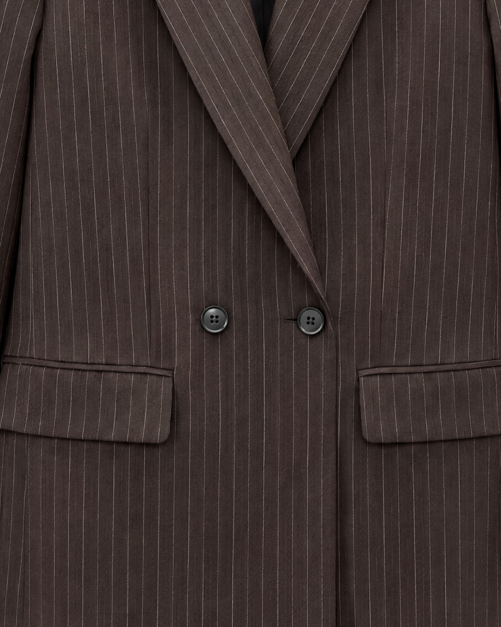 Blazer croisé Anfa, détail du boutonnage