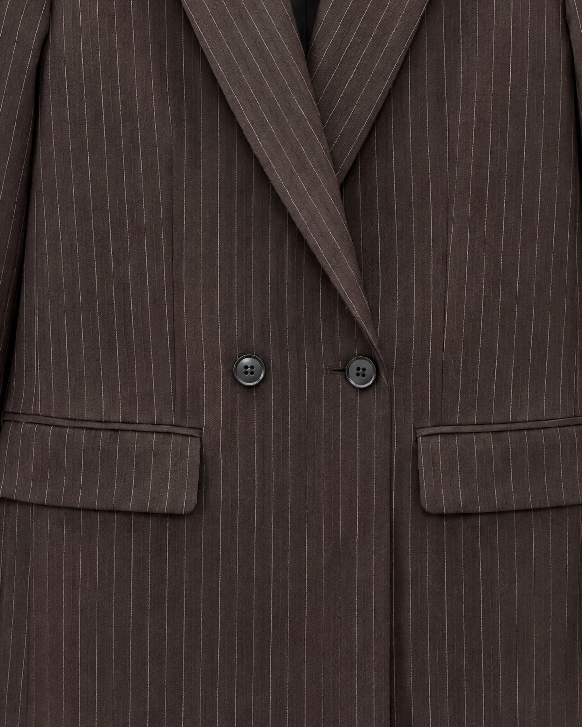 Blazer croisé Anfa, détail du boutonnage